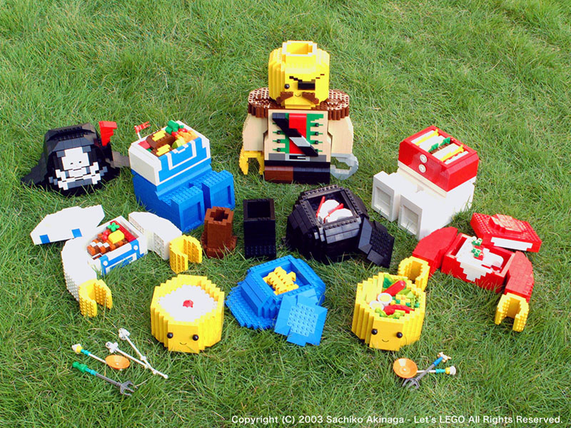 Picnic Set ( Lego Lunch Boxes)