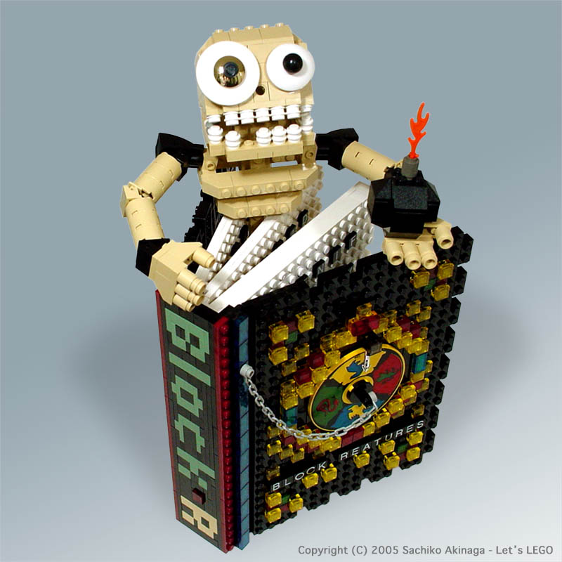 Lego model, The Brick Creatures, Firebomb Skeleton