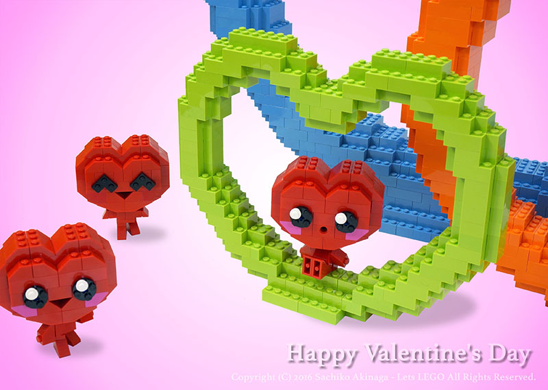 Little Hearts for Valentine's day!! - Let's LEGO