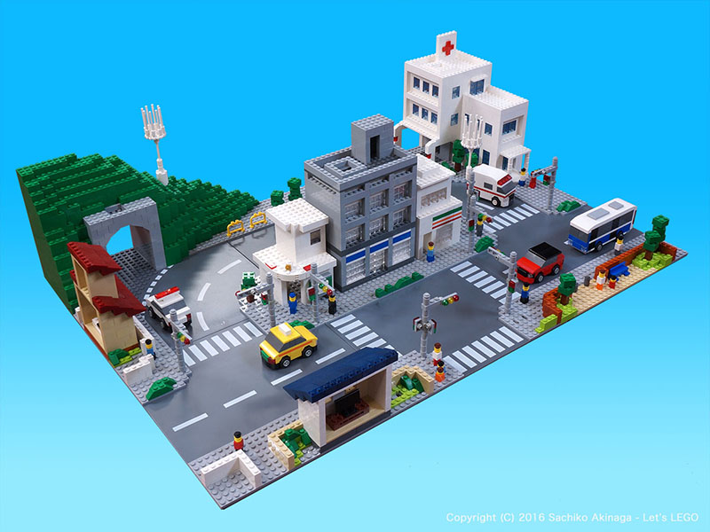 Town Network 4G or 5G , lego model