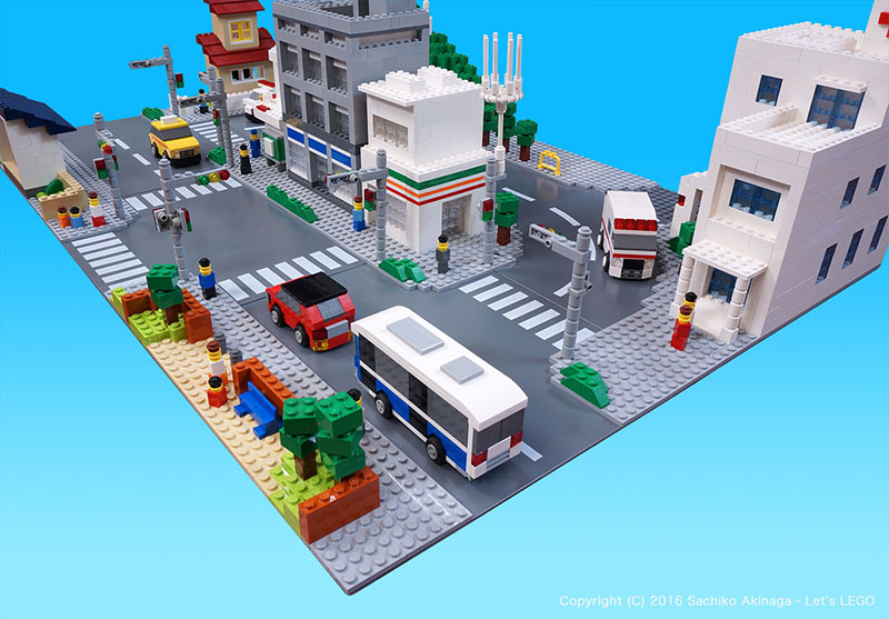 Town Network 4G or 5G , lego model