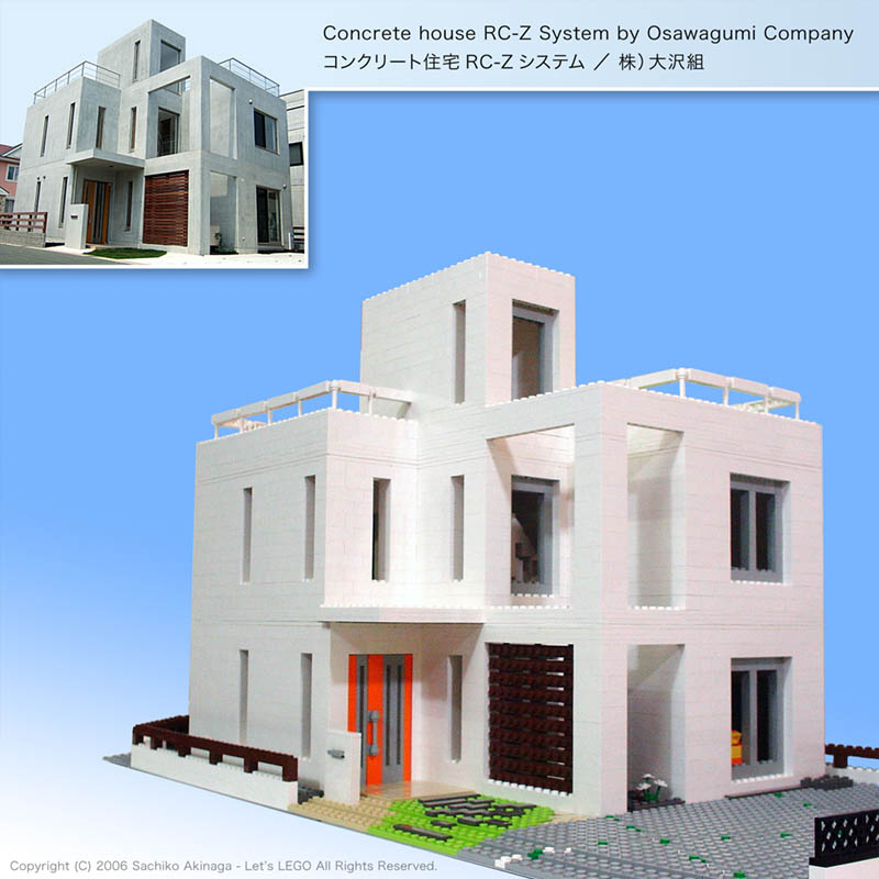 Concrete House RC-Z Systems LEGO Model