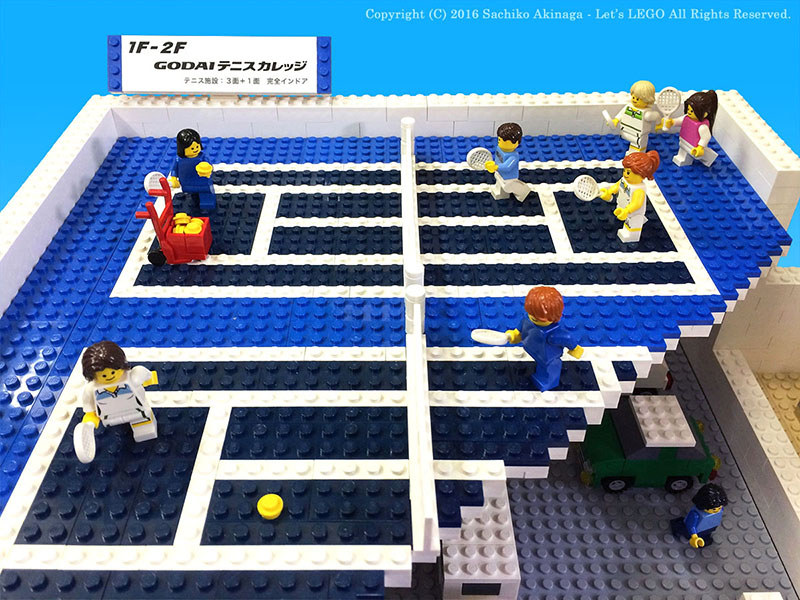 GODAI Kameidokou Sports Center lego model