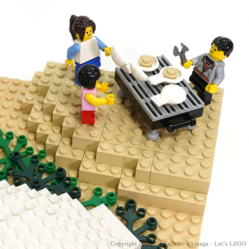 Kagoshima Tsukihigai (Japanese moon scallop)  lego