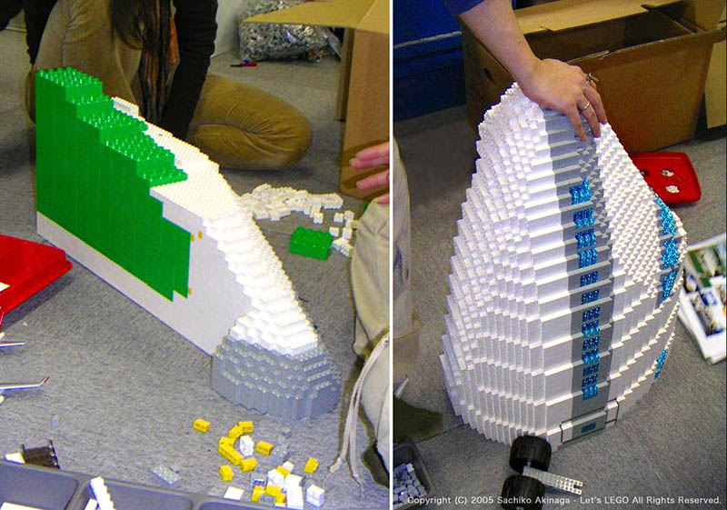 Jumbo Jet Lego model