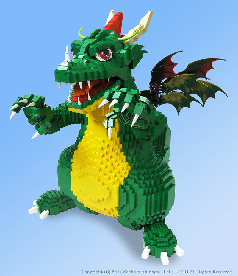 Lego Green Dragon