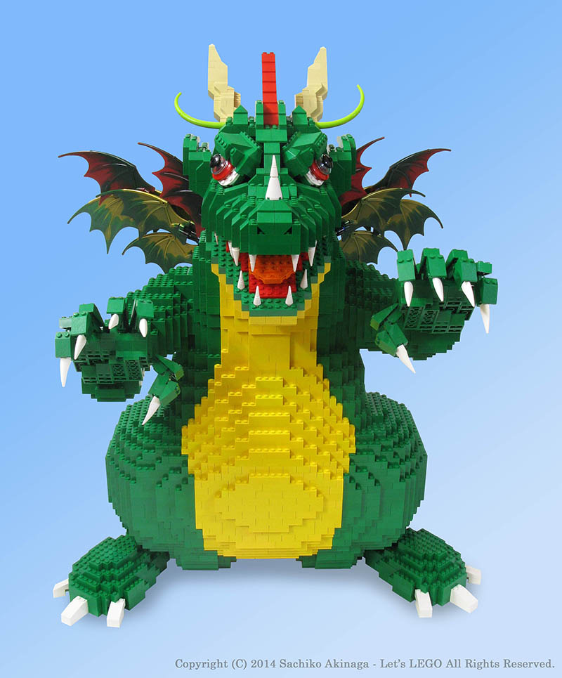 Lego Green Dragon