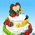 ウエディングケーキ LEGOウエルカムボード